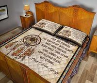 May The Star Carry Your Sadness Native American Quilt Bed Set LT10 - Wonder Print Shop