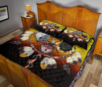 Four Wolves Warriros Dreamcatcher Native American Quilt Bed Set LT10 - Wonder Print Shop