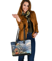 Viking Small Leather Tote, Corgi RLT12 - Wonder Print Shop