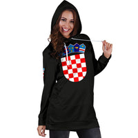 Croatia Hoodie Dress - Wonder Print Shop
