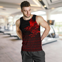 viking-mens-tank-top-the-raven-of-odin-rune-red