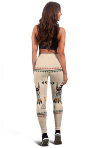 native-american-pride-bison-womens-leggings
