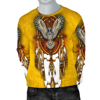 Owl Dreamcatcher Yello Native American 3D Sweatshirt LT10 - Wonder Print Shop