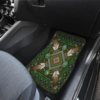 Mandala Green Native American Front Car Mats (Set Of 2) LT10 - Wonder Print Shop