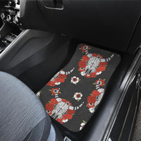 Bison Red Rose Native American Front Car Mats (Set Of 2) LT10 - Wonder Print Shop