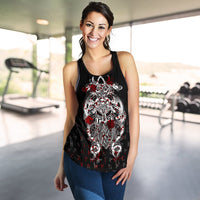 Viking Tyr Tattoo Blood Women's Racerback Tank RLT12 - Wonder Print Shop