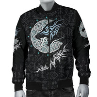 Viking Fenrir Wolf Men's Bomber Jacket RLT12 - Wonder Print Shop