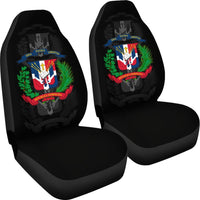 Dominican Republic Car Seat Covers (Set Of Two) - Wonder Print Shop