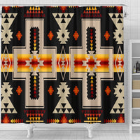 black-native-tribes-pattern-native-american-shower-curtain