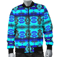 Sovereign Nation Midnight Flat Men's Bomber Jacket LT10 - Wonder Print Shop