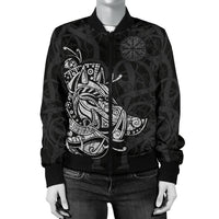 Viking Boar Women's Bomber Jacket RLT12 - Wonder Print Shop