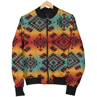 Blue Orange Men's Bomber Jacket LT10 - Wonder Print Shop