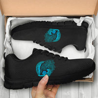 Viking Sneakers - Fenrir Wolf Cyan RLT12 - Wonder Print Shop