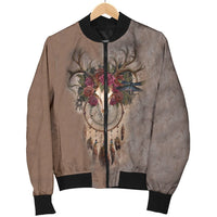 Bison Skull Dreamcatcher Bomber Jacket LT10 - Wonder Print Shop