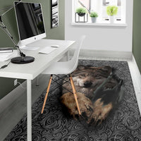 Wolf Escape Native American Area Rug LT10 - Wonder Print Shop