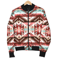 Red Vector Women's Bomber Jacket LT10 - Wonder Print Shop