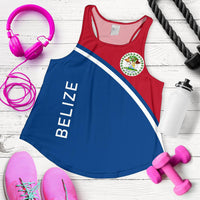 Belize Women's Racerback Tank - Curve Version - Wonder Print Shop