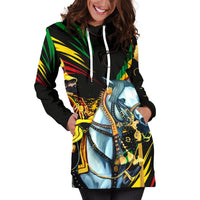 Ethiopia Emperor Haile Selassie Hoodie Dress - Wonder Print Shop