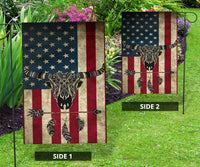 Bison And Arrow Native American Flag Decor LT10 - Wonder Print Shop