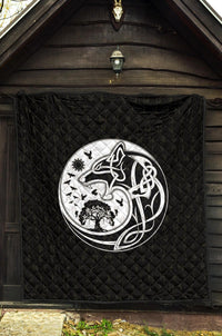 Viking Premium Quilt, Skoll and Hati Rune Tattoo RLT12 - Wonder Print Shop