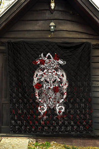 Viking Tyr Tattoo Blood Premium Quilt RLT12 - Wonder Print Shop