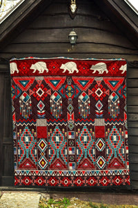 Feather Yellow Native American Premium Quilt LT10 - Wonder Print Shop