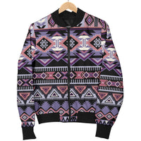 Ethnic Pattern Women's Bomber Jacket LT10 - Wonder Print Shop