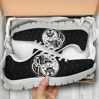 Viking Sneakers, Skoll and Hati Rune Tattoo RLT12 - Wonder Print Shop