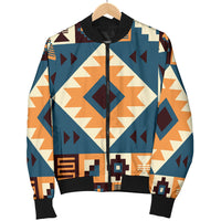 Navy Arrow Pattern Men's Bomber Jacket LT10 - Wonder Print Shop