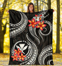 polynesian-hawaii-premium-blanket-black-plumeria