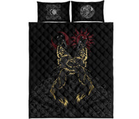 Viking The Wolves Skoll and Hati Quilt Bed Set RLT12 - Wonder Print Shop