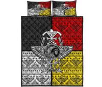 Tribe Chief Thunderbird Pattern Native American Quilt Bed Set LT10 - Wonder Print Shop