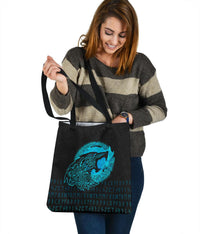 viking-tote-bag-fenrir-wolf-cyan