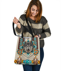 native-american-blue-mandala-wolf-tote-bag