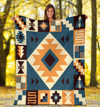 navy-arrow-pattern-blanket