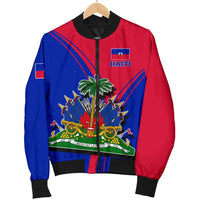 Haiti Men's Bomber Jacket - Haitian Pride - Wonder Print Shop
