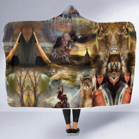 thunderbird-wolf-horse-native-american-hooded-blanket