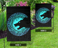 Viking Flag Fenrir Norse Wolf RLT12 - Wonder Print Shop