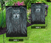 Viking Flag, Spiral Wolf Spirit RLT12 - Wonder Print Shop