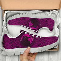 Viking Sneakers, Ethnic Odin Raven Pink RLT12 - Wonder Print Shop