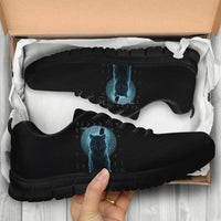 Viking Sneakers, Fenrir Viking Wolf and Moon RLT12 - Wonder Print Shop