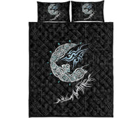 Viking Fenrir Wolf Quilt Bed Set RLT12 - Wonder Print Shop