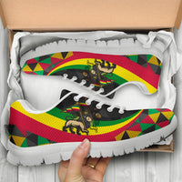 Ethiopia Sneakers - Ethiopia Rasta Lion - Wonder Print Shop