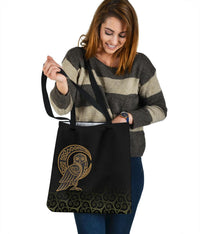 viking-tote-bag-owl-celtic-on-triskels-background