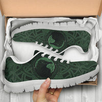 Viking Sneakers, Ethnic Odin Raven Green RLT12 - Wonder Print Shop