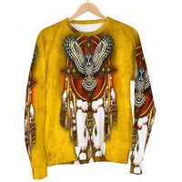 Owl Dreamcatcher Yello Native American 3D Sweatshirt LT10 - Wonder Print Shop