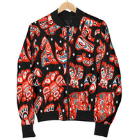 Indigenous Culture Totems Native American Bomber Jacket LT10 - Wonder Print Shop