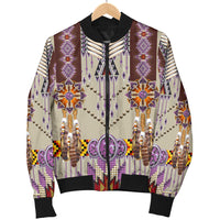 Purple Pattern Breastplate Men's Bomber Jacket LT10 - Wonder Print Shop