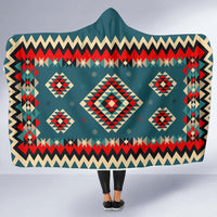 native-american-ethnic-geometric-red-pattern-hooded-blanket