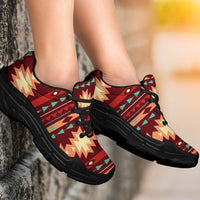 native-american-red-ethnic-pattern-chunky-sneakers